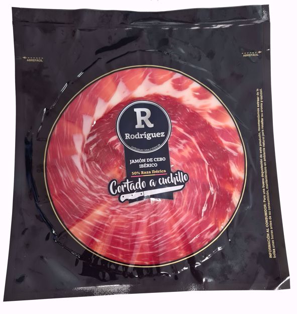 Imagen de Jamón Cebo Ibérico (50% raza ibérica)  100gr. CORTADO A CUCHILLO