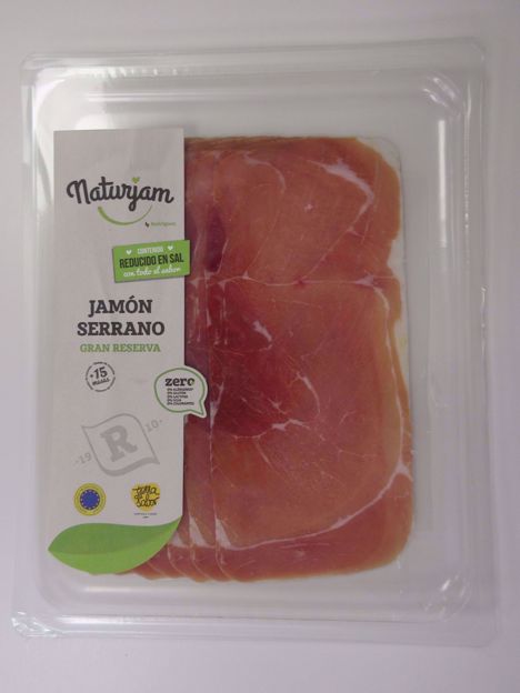 Imagen de Jamón Curado Loncheado NATURJAM 120 gr - Bajo en sal-